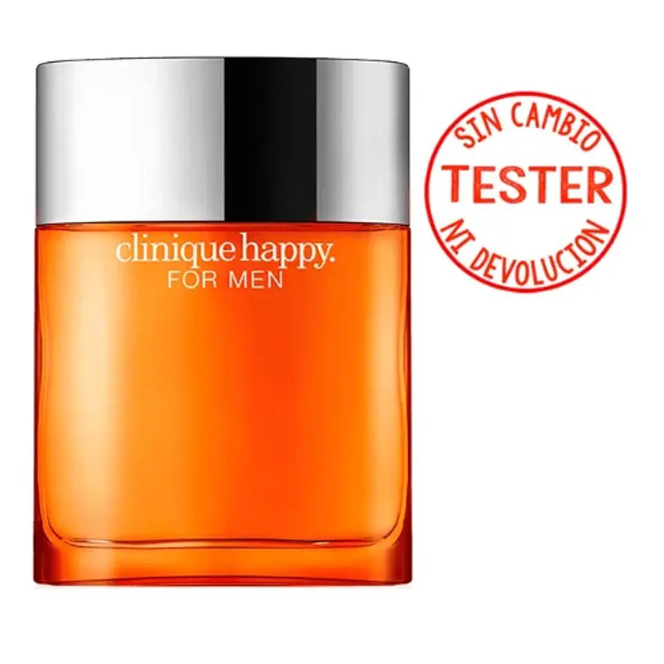 CLINIQUE HAPPY FOR MEN COLOGNE EDT 100 ML  (TESTER - PROBADOR) - CLINIQUE 1