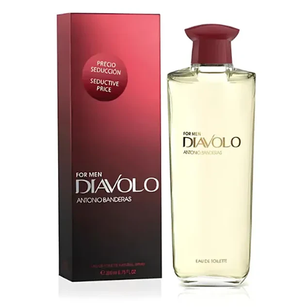 DIAVOLO FOR MEN  EDT 200 ML - ANTONIO BANDERAS 