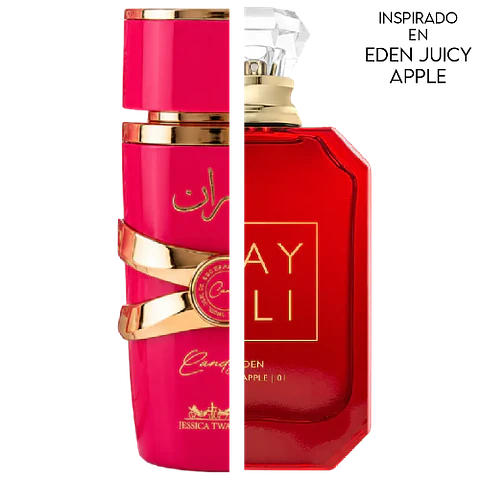 YARAN CANDY EDP 100 ML FOR WOMEN - JESSICA TWAIN (INSPIRADO EN EDEN JUICY APPLE)