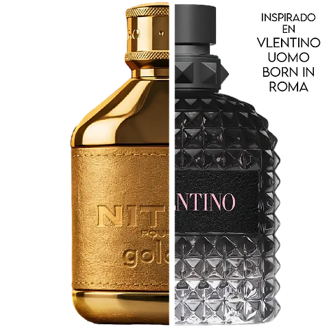 NITRO GOLD DUMONT EDP 100 ML  -  DUMONT (INSPIRADO EN VALENTINO UOMO BORN IN ROMA)