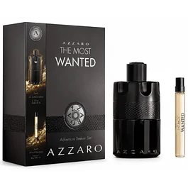 THE MOST WANTED EDP INTENSE 150 ML + TRAVEL  10 ML FOR HIM  SET - AZZARO