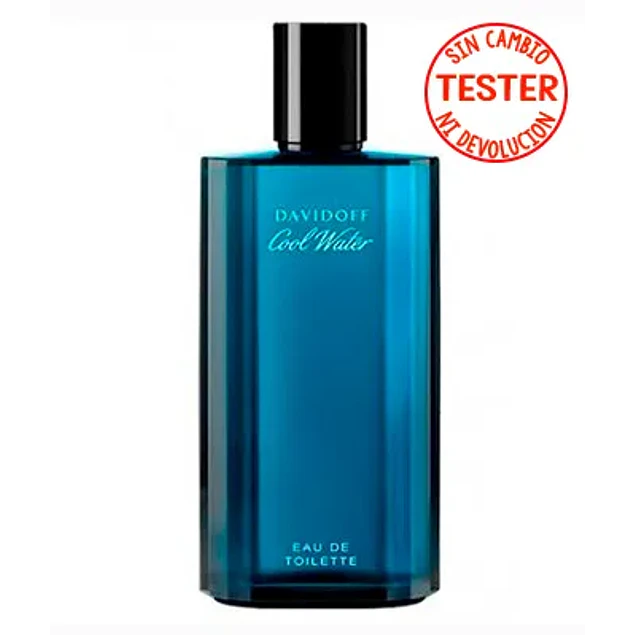 COOL WATER MEN EDT 125 ML (TESTER-PROBADOR)- DAVIDOFF