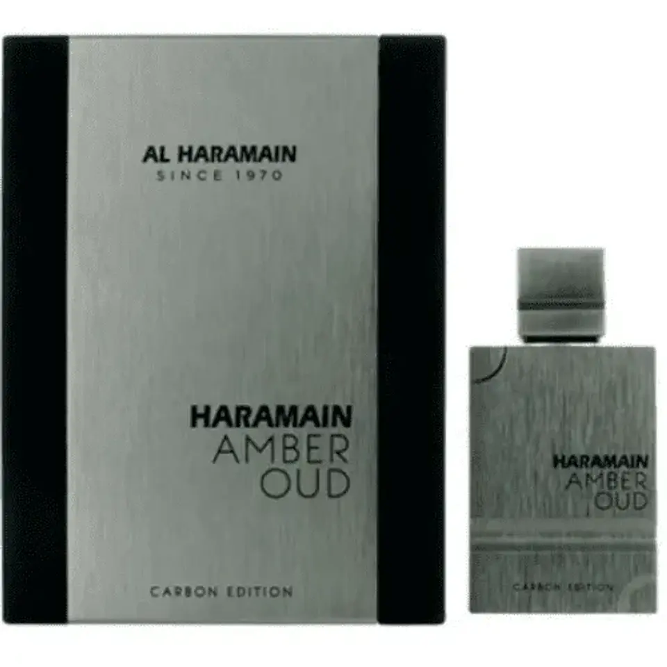 HARAMAIN AMBER OUD  CARBON EDITION EDP 100 ML UNISEX - AL HARAMAIN INSPIRADO EN GREEN IRISH TWEED) 1