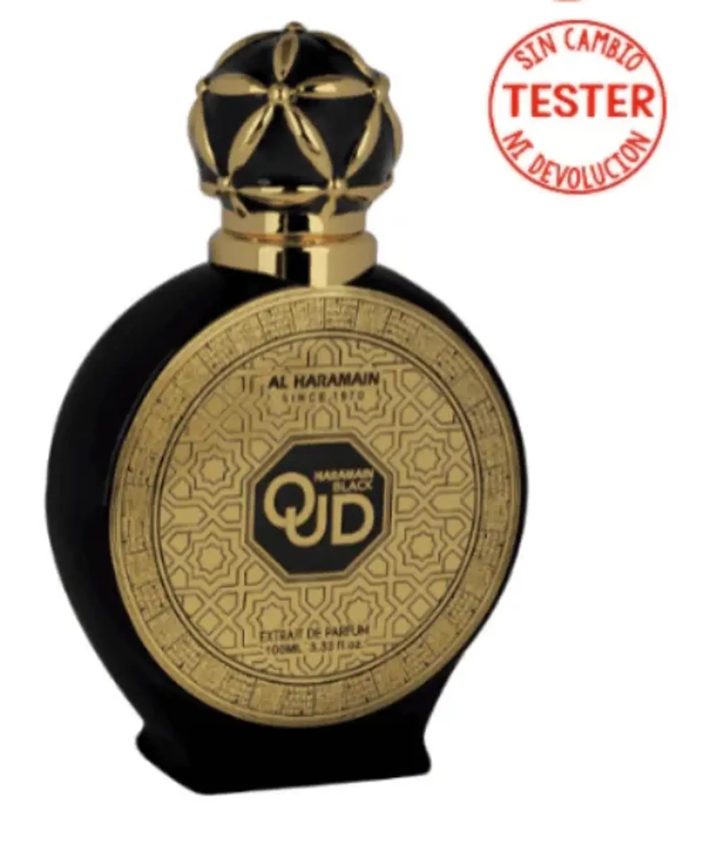 BLACK OUD EXTRAIT DE PARFUM 100 ML UNISEX (TESTER-PROBADOR) - AL HARAMAIN (INSPIRADO EN GAO) 1