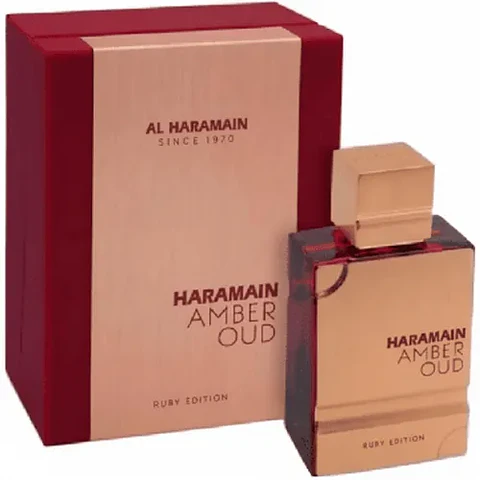 HARAMAIN AMBER OUD RUBY EDITION EDP 60 ML UNISEX - AL HARAMAIN (INSPIRADO EN BACCARAT ROUGE 540 DE MAISON FRANCIS KURKDJIAN)