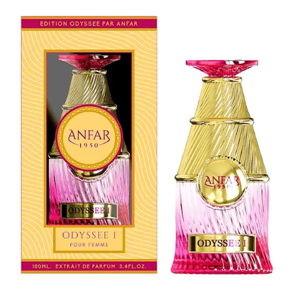 ODYSSEE I EXTRAIT DE PARFUM 100 ML FOR WOMAN - ANFAR 1950 (INSPIRADO EN NARCISO RODRIGUEZ FOR HER) 1