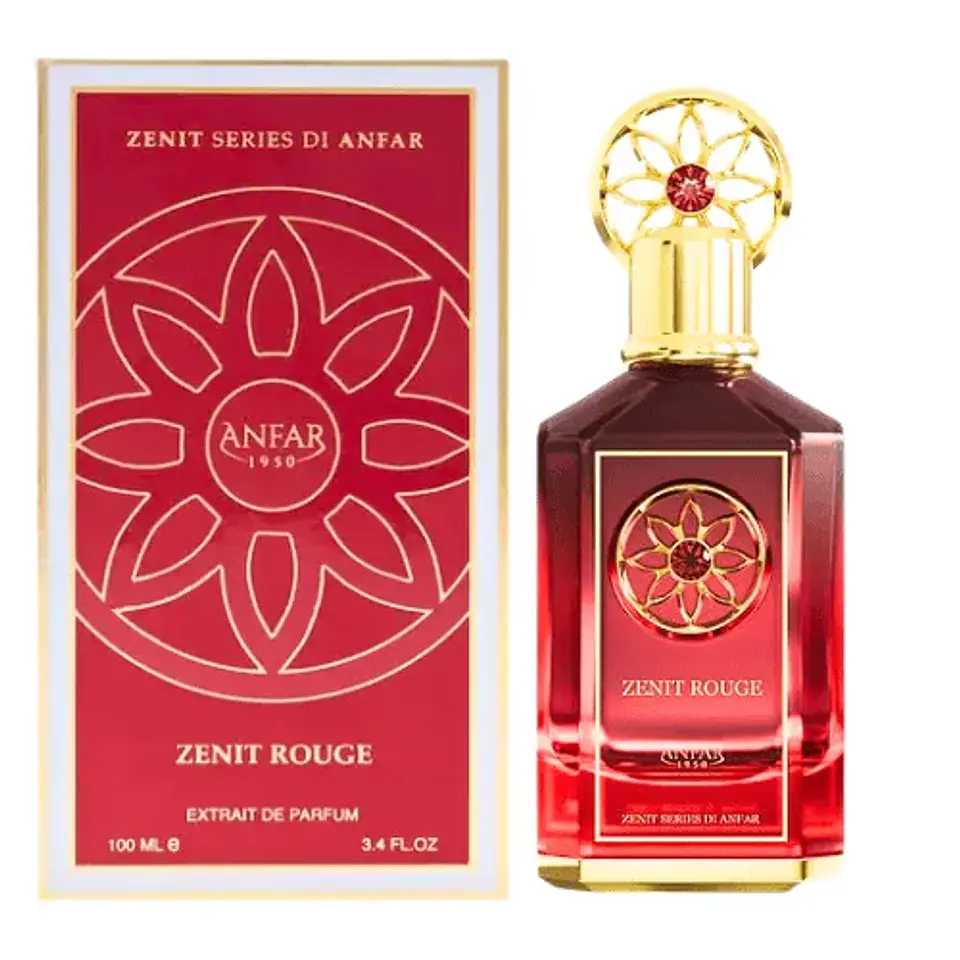 ZENIT ROUGE EXTRAIT DE PARFUM 100 ML UNISEX - ANFAR 1950 (INSPIRADO EN TOBACCO HONEY) 1