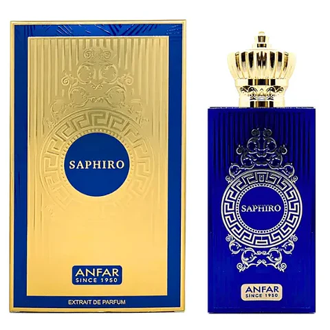 SAPHIRO EXTRAIT DE PARFUM 60 ML FOR MEN - ANFAR SINCE 1950 (INSPIRADO EN SAUVAGE ELIXIR)