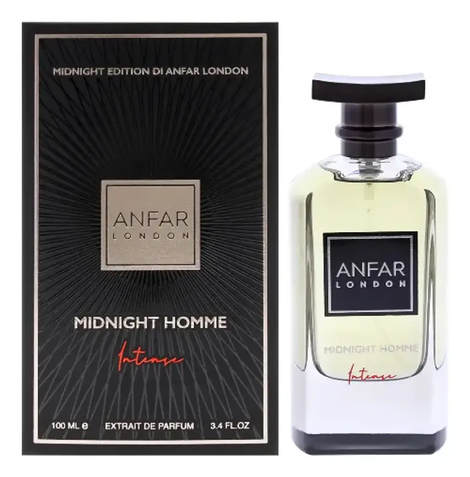 MIDNIGHT HOMME INTENSE EXTRAIT DE PARFUM 100 ML FOR MEN - ANFAR LONDON (INSPIRADO EN SAUVAGE) 1