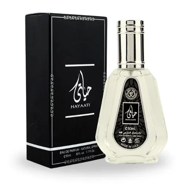 HAYAATI EDP 50 ML UNISEX  (SIN CELOFÁN) - BY ARD AL ZAAFARAN (INSPIRADO EN INVICTUS)
