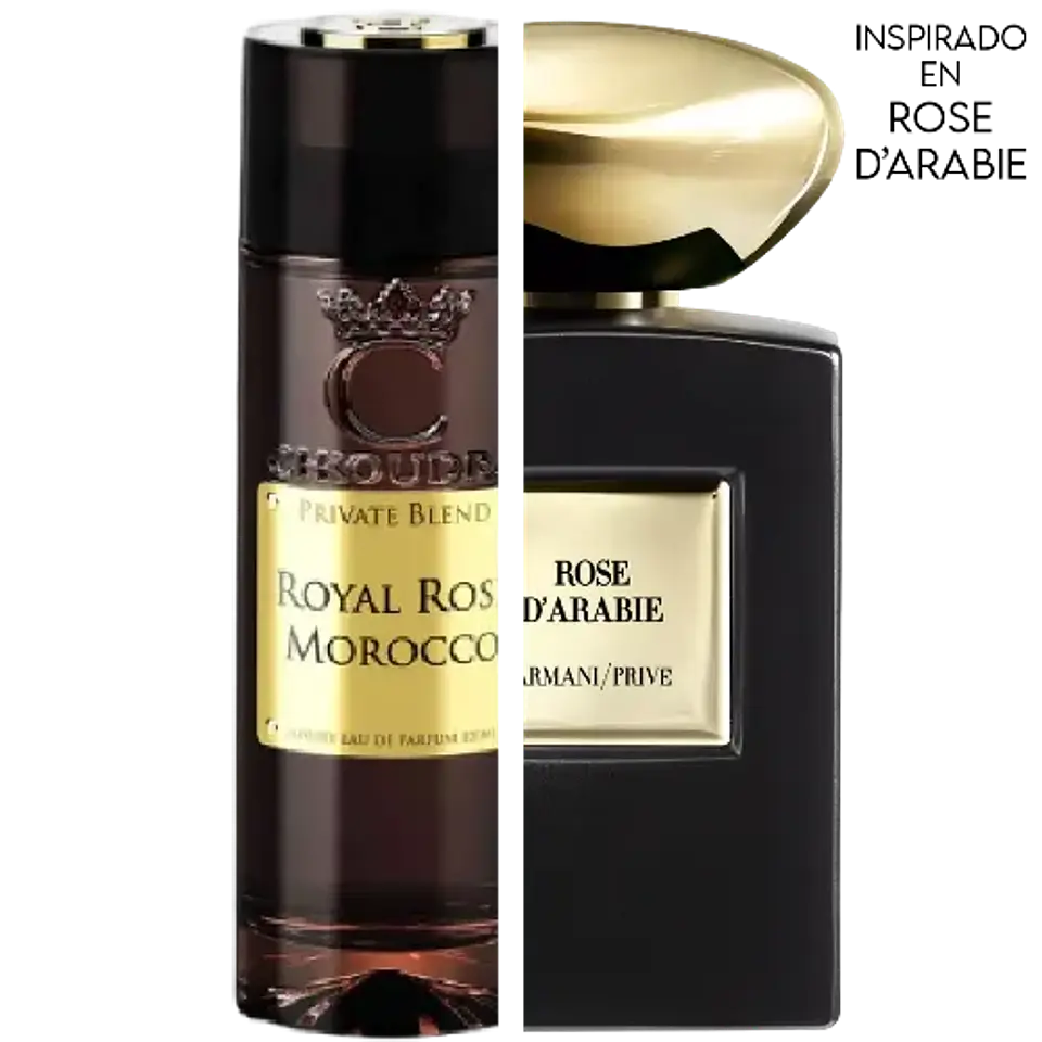  ROYAL ROSE MOROCCO EDP 100 ML FOR WOMEN- CHKOUDRA PRIVATE BLEND (INSPIRADO EN ROSE D'ARABIE) 2