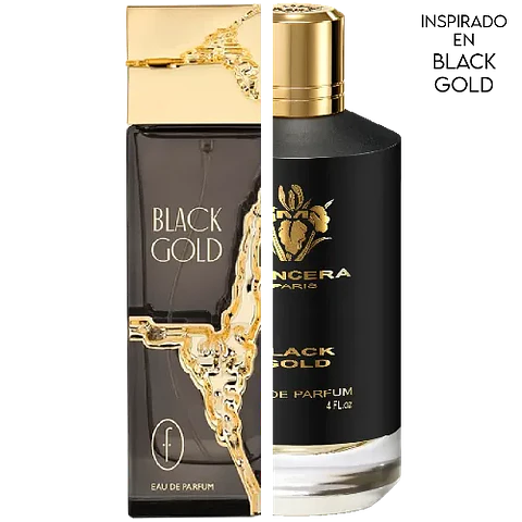 BLACK GOLD EDP 100 ML FOR MEN  -  FLAVIA (INSPIRADO EN BLACK GOLD)