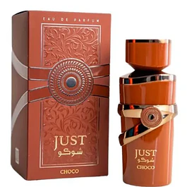 JUST CHOCO EDP 100 ML UNISEX -  FRAGRANCE WORLD - (INSPIRADO EN LA FEDE BROWN CHOCO)