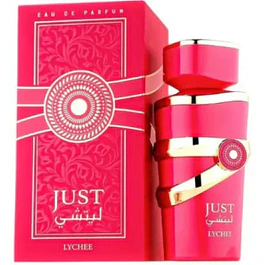 JUST LYCHEE EDP 100 ML - FRAGRANCE WORLD - (INSPIRADO EN EDEN SPARKLING LYCHEE)