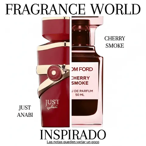 JUST ANABI EDP 100 ML UNISEX - FRAGRANCE WORLD - (INSPIRADO EN CHERRY SMOKE)