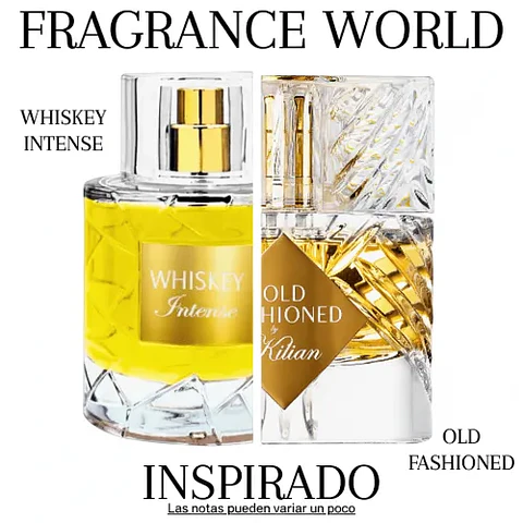 WHISKEY INTENSE EDP 100 ML - FRAGRANCE WORLD - (INSPIRADO EN OLD FASHIONED)