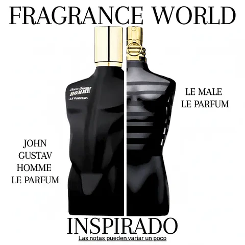 JOHN GUSTAV HOMME LE PARFUM EDP 100 ML -  FRAGRANCE WORLD - (INSPIRADO EN LE MALE LE PARFUM)