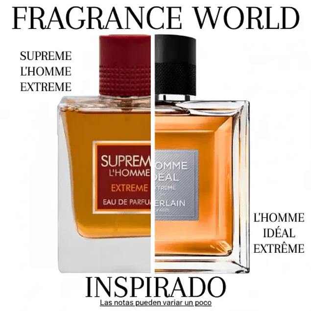 SUPREME L’HOMME EXTREME EDP 100 ML - FRAGRANCE WORLD - (INSPIRADO EN L'HOMME IDÉAL EXTRÊME)
