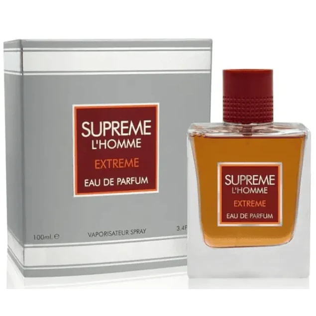 SUPREME L’HOMME EXTREME EDP 100 ML - FRAGRANCE WORLD - (INSPIRADO EN L'HOMME IDÉAL EXTRÊME)