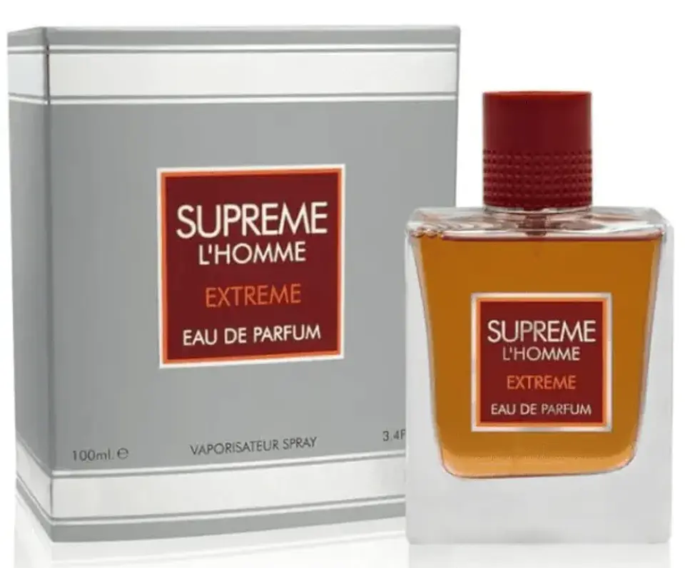 SUPREME L’HOMME EXTREME EDP 100 ML - FRAGRANCE WORLD - (INSPIRADO EN L'HOMME IDÉAL EXTRÊME) 1