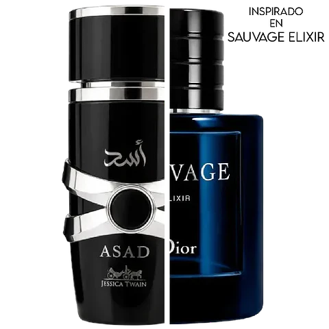 ASAD EDP 100 ML FOR MEN - JESSICA TWAIN (INSPIRADO EN SAUVAGE ELIXIR)