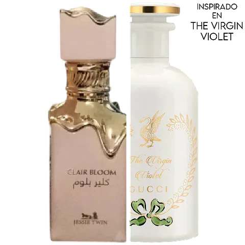 CLAIR BLOOM EDP 35 ML FOR WOMEN -  JESSIE TWIN (INSPIRADO EN THE VIRGIN VIOLET)