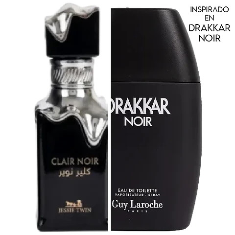 CLAIR NOIR EDP 35 ML - JESSIE TWIN (INSPIRADO EN DRAKKAR NOIR)