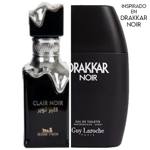 CLAIR NOIR EDP 35 ML - JESSIE TWIN (INSPIRADO EN DRAKKAR NOIR)