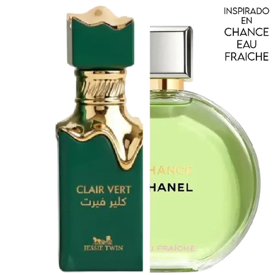 CLAIR VERT EDP  35 ML  -  JESSIE TWIN (INSPIRADO EN CHANCE EAU FRAÎCHE) 2