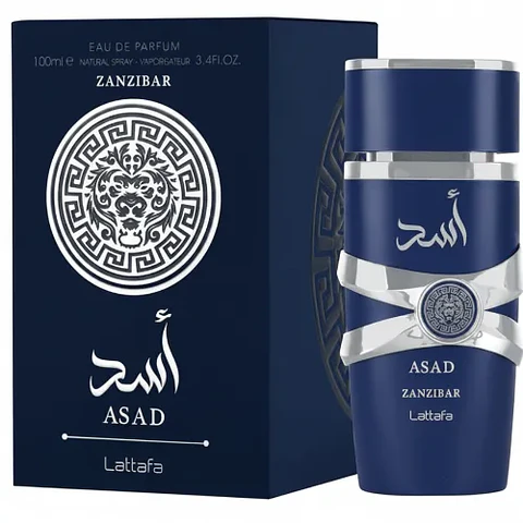  ASAD ZANZIBAR EDP 100 ML FOR MEN - LATTAFA (INSPIRADO EN LE BEAU)
