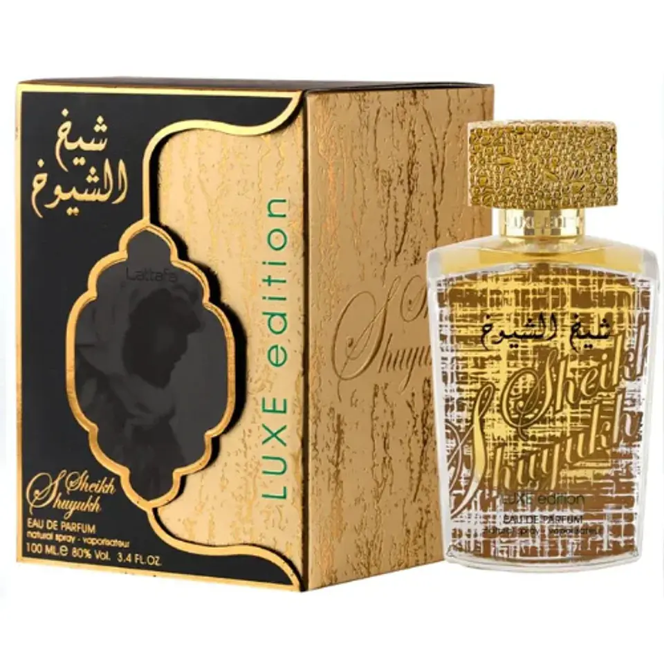 SHEIKH AL SHUYUKH LUXE EDITION EDP 100 ML UNISEX - LATTAFA (INSPIRADO EN OUD BOUQUET) 1