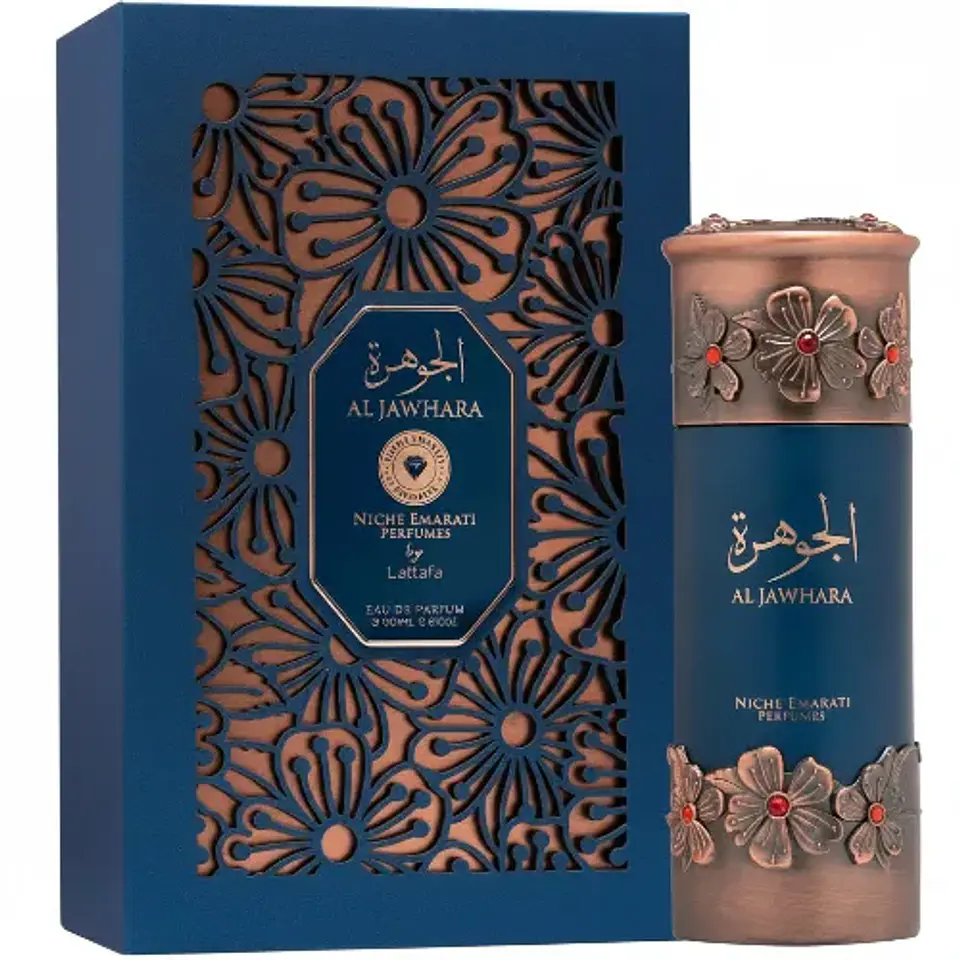 AL JAWHARA EDP 100 ML UNISEX - NICHE EMARATI BY LATTAFA (INSPIRADO EN PLUM IN COGNAC) 1