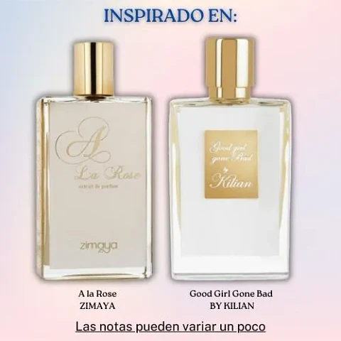 LA ROSE EDP 100 ML FOR WOMEN -ZIMAYA (INSPIRADO EN GOOD GIRL GONE BAD)