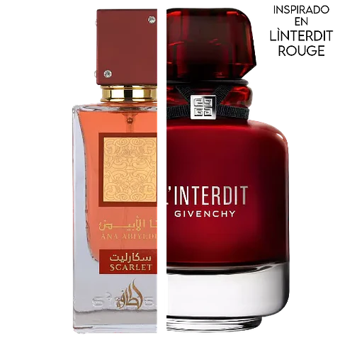 ANA ABIYEDH SCARLET EDP 60 ML FOR WOMEN - LATTAFA	(INSPIRADO EN L'INTERDIT ROUGE)