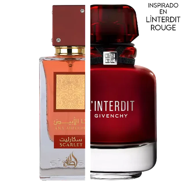 ANA ABIYEDH SCARLET EDP 60 ML FOR WOMEN - LATTAFA	(INSPIRADO EN L'INTERDIT ROUGE)