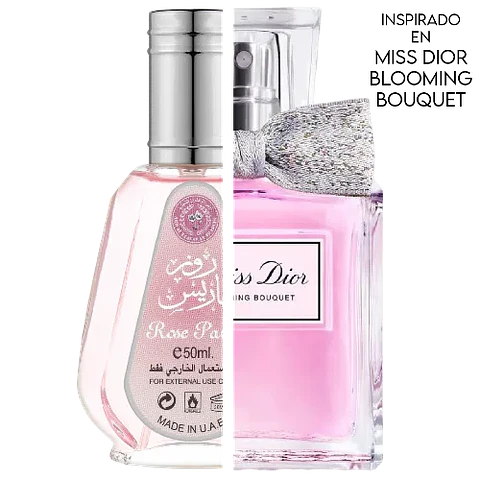 ROSE PARIS EDP 50 ML FOR WOMAN (SIN CELOFÁN) -  ARD AL ZAAFARAN (INSPIRADO EN BLOOMING BOUQUET)