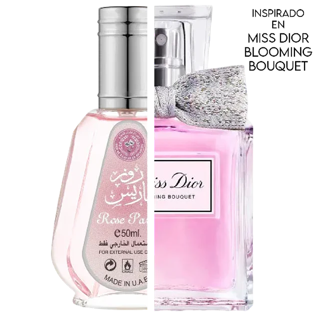 ROSE PARIS EDP 50 ML FOR WOMAN (SIN CELOFÁN) -  ARD AL ZAAFARAN (INSPIRADO EN BLOOMING BOUQUET)