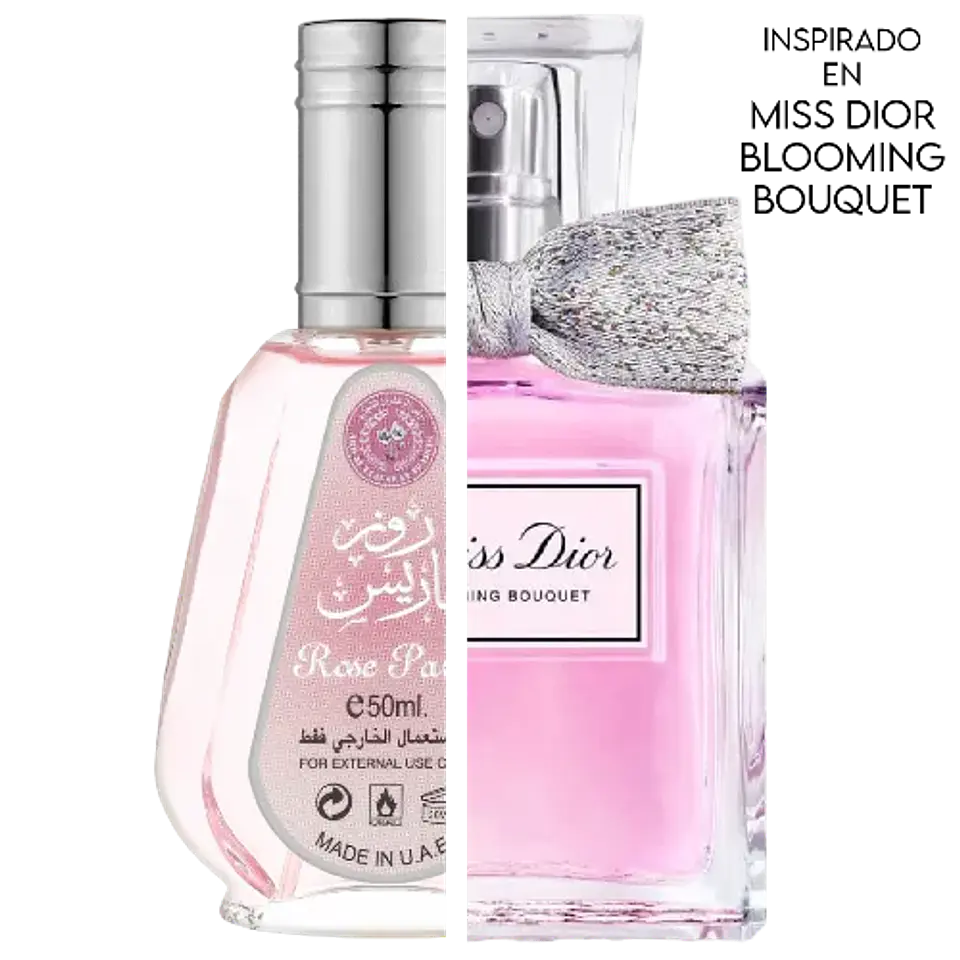 ROSE PARIS EDP 50 ML FOR WOMAN (SIN CELOFÁN) -  ARD AL ZAAFARAN (INSPIRADO EN BLOOMING BOUQUET) 2