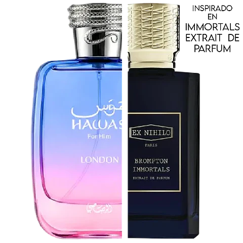 HAWAS LONDON EDP 100 ML UNISEX - RASASI - (INSPIRADO EN BROMPTON IMMORTALS EXTRAIT DE PARFUM)
