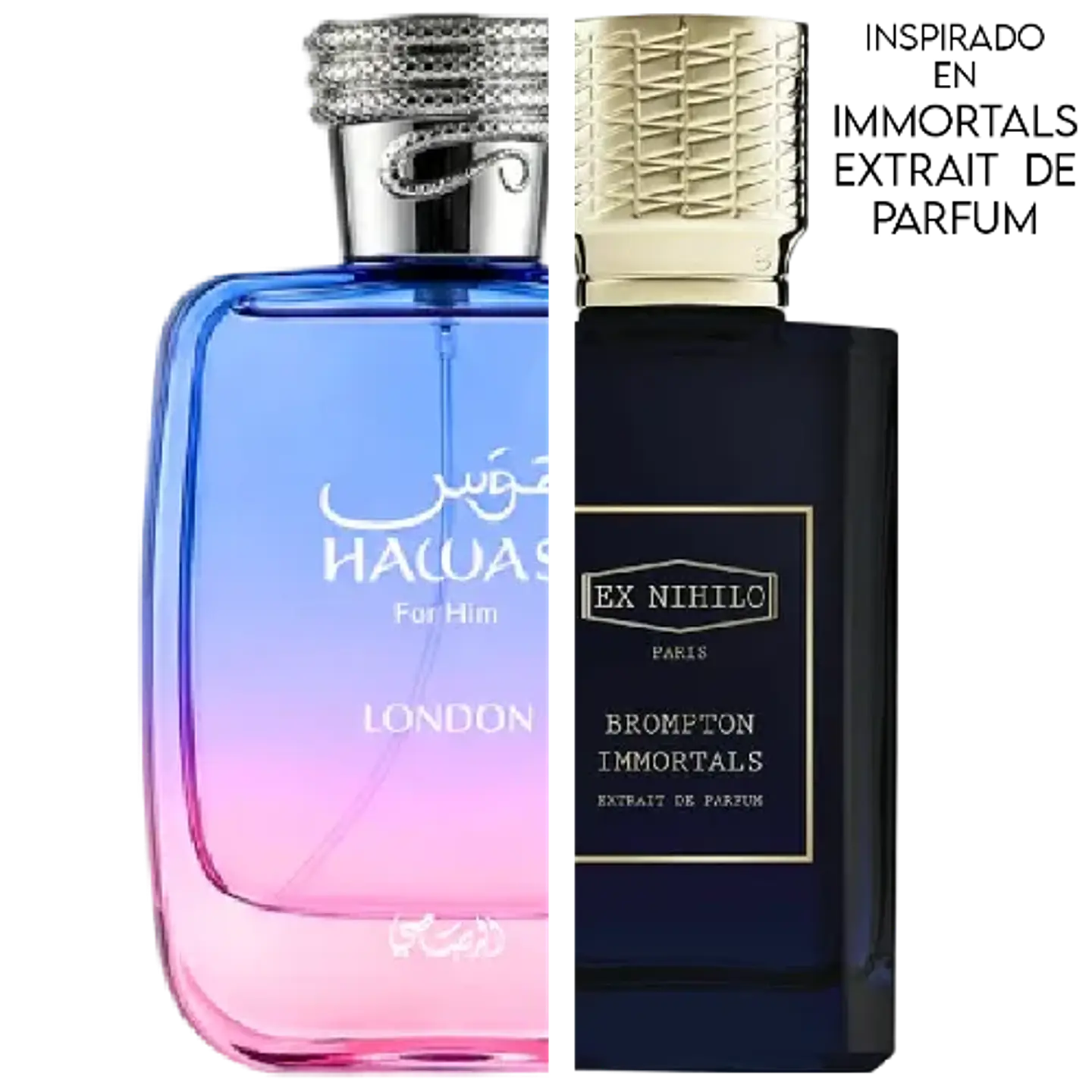 HAWAS LONDON EDP 100 ML UNISEX - RASASI - (INSPIRADO EN BROMPTON IMMORTALS EXTRAIT DE PARFUM) 2