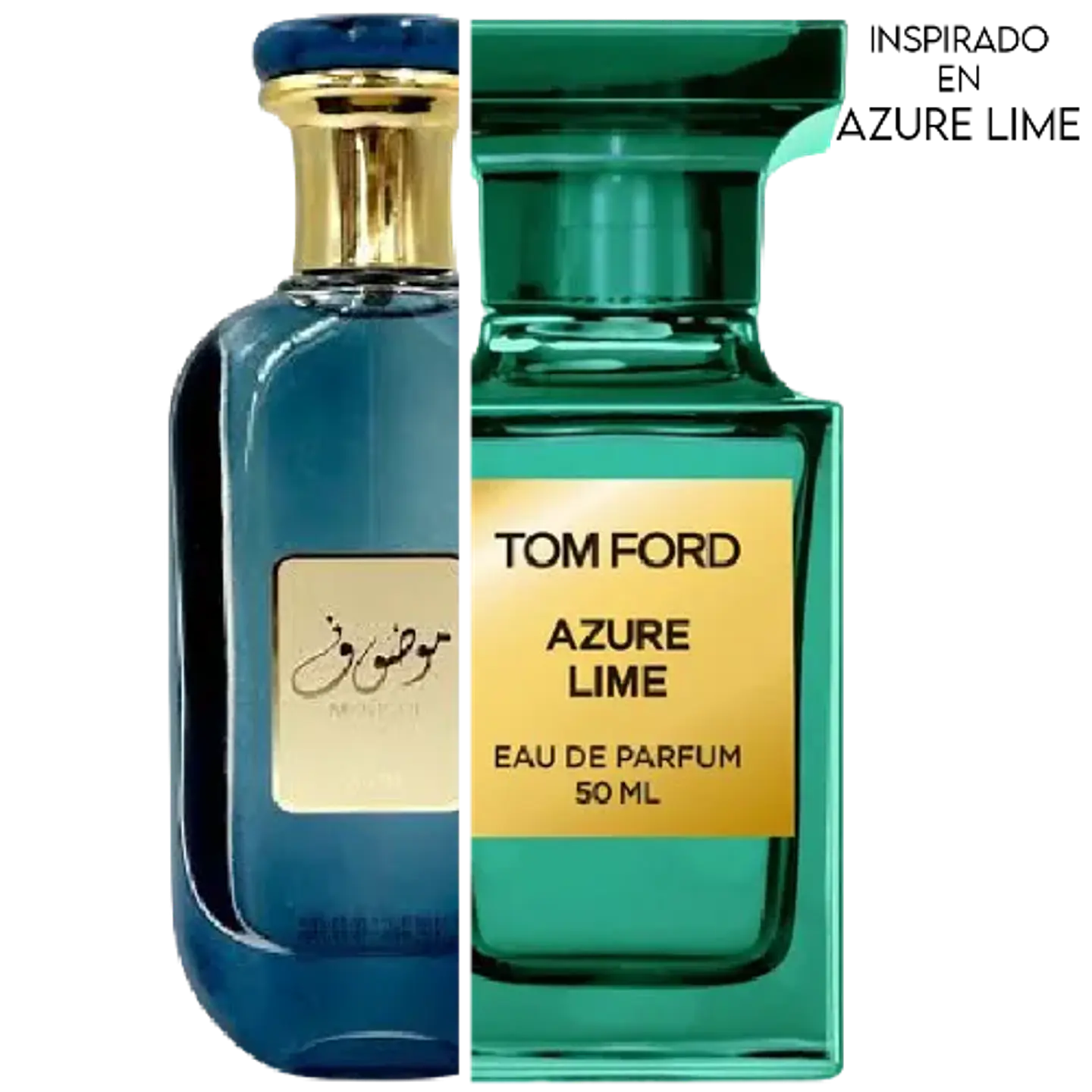 MOUSUF AZURE EDP 100 ML UNISEX - ARD AL ZAAFARAN (INSPIRADO EN AZURE LIME) 2
