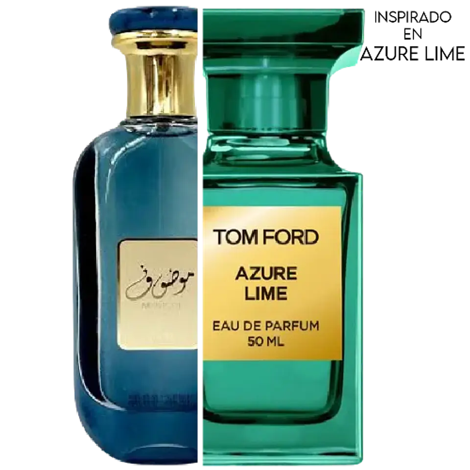MOUSUF AZURE EDP 100 ML UNISEX - ARD AL ZAAFARAN (INSPIRADO EN AZURE LIME) 2
