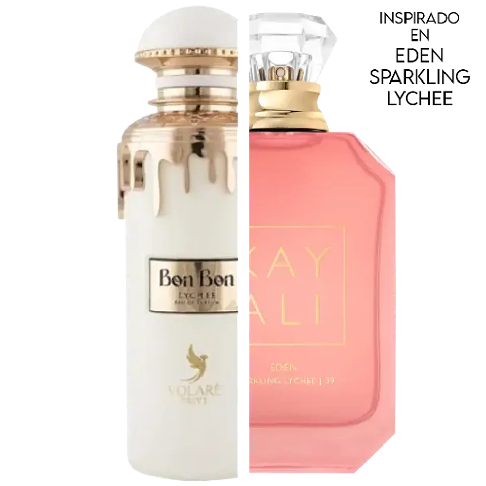 BON BON LYCHEE EDP 100 ML FOR WOMAN  - VOLARE (INPSIRADO EN EDEN SPARKLING LYCHEE) 2