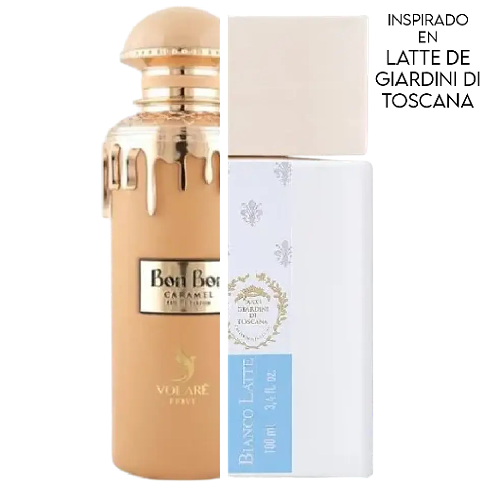 PRIVE BON BON CARAMEL EDP 100 ML FOR WOMAN - VOLARE (INSPIRADO EN BIANCO LATTE) 2
