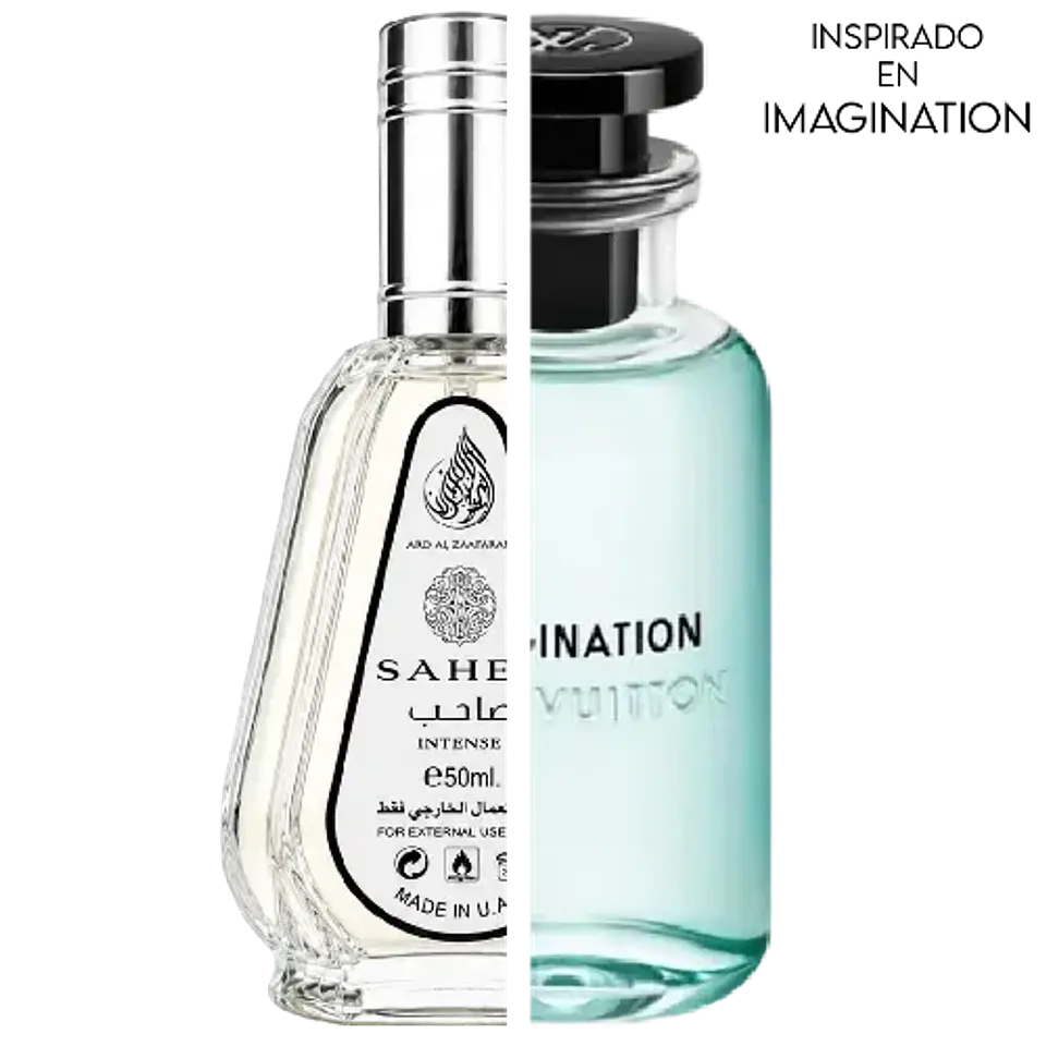SAHEB INTENSE EDP 50 ML UNISEX - ARD AL ZAAFARAN (INSPIRADO EN IMAGINATION) 2