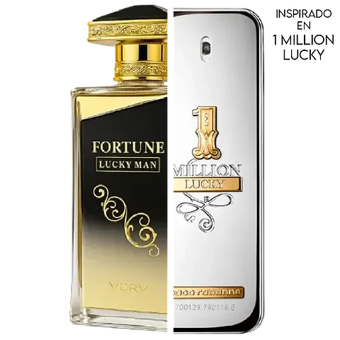 FORTUNE LUCKY EDP 100 ML FOR MAN - VURV (INSPIRADO EN 1 MILLION LUCKY)