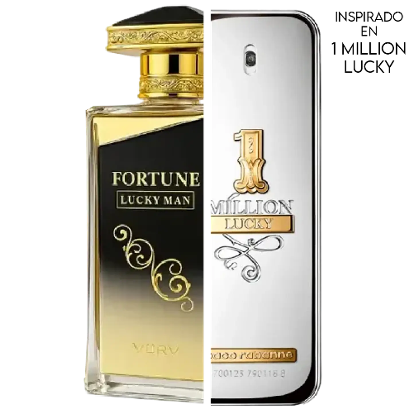 FORTUNE LUCKY EDP 100 ML FOR MAN - VURV (INSPIRADO EN 1 MILLION LUCKY) 2