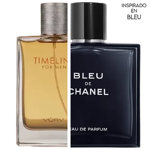 TIMELINE FOR MEN EDP 100 ML - VURV (INSPIRADO EN BLEU)