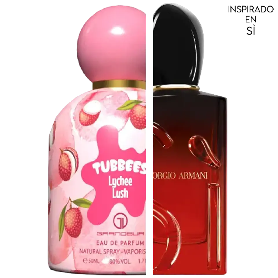 LYCHEE LUSH EDP 50 ML UNISEX - GRANDEUR (INSPIRADO EN SÌ EAU DE PARFUM INTENSE) 2