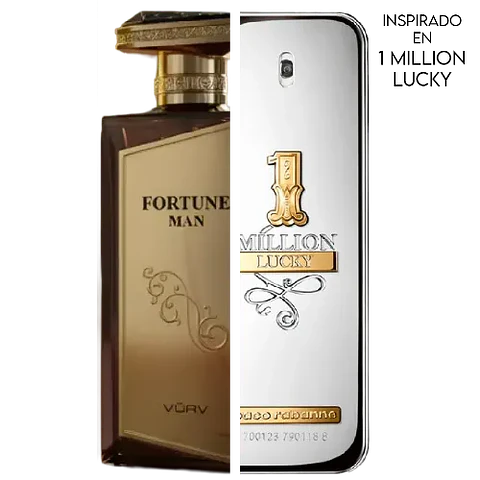 FORTUNE MAN EDP 100 ML - VURV (INSPIRADO EN 1 MILLION LUCKY)